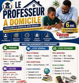 cours à domicile maths physique chimie