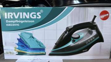 IRVINGS ISIE2201G fer vapeur 2200W efficace