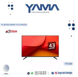 Astech Smart TV pouces HD Wi-Fi intégrée