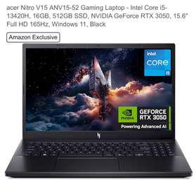 Acer Nitro V15  Rtx 3050