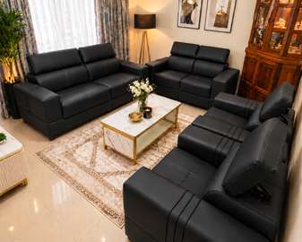 Salon 7place semi cuir