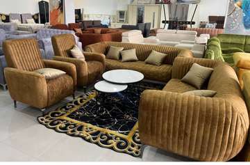 Salon de 7 places en velours