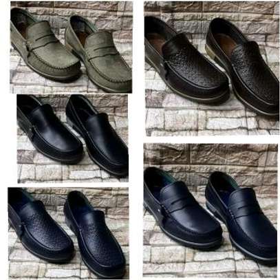 Chaussure Mocassin en cuir pour hommes image 3
