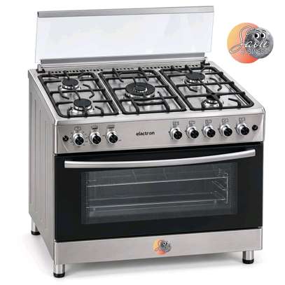 CUISINIERE ELACTRON 5FEUX 90X60 INOX EL6090 image 4