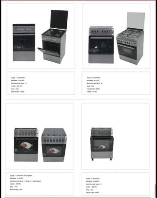 Cuisinière Plaque cuisson gaz 5 feux 75x45 cm image 3