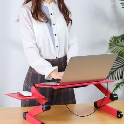 Support d'ordinateur pliable avec ventilateur image 12