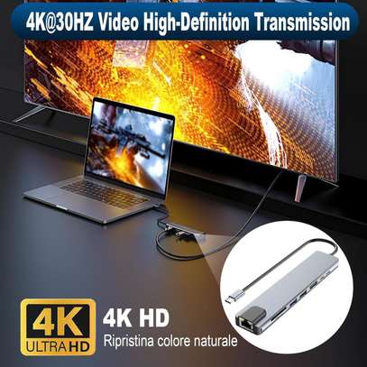 Adaptateur USB C vers HDMI, 8-en-1, Multiport image 5