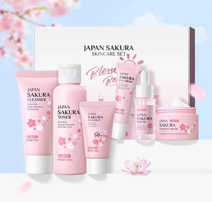 Japan Sakura coffret soin visage complet SPF 50 image 4