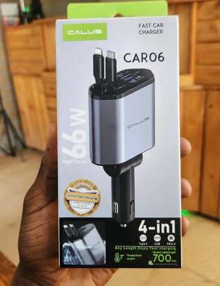 Chargeur de voiture rapide 4-en-1 - CALUS CAR06 - 66W image 2