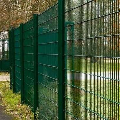 Clôture grillagée verte acier galvanisé jardin image 6