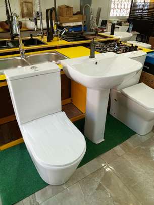 Ensemble chaise anglaise et Lavabo complet image 9