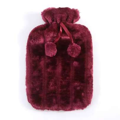 Bouillotte avec housse en peluche douce – 2 litres image 2