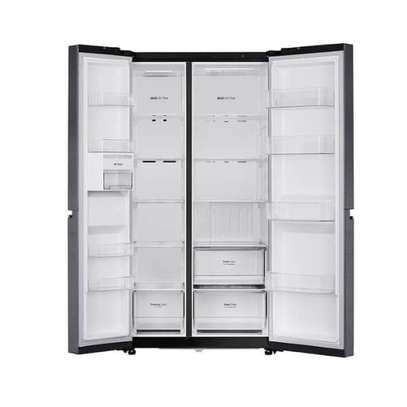 REFRIGERATEUR LG SIDE BY SIDE 4PORTES GRIS GC-257KJLW image 2