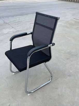 Chaises visiteur métal chromé confort bureau design image 12