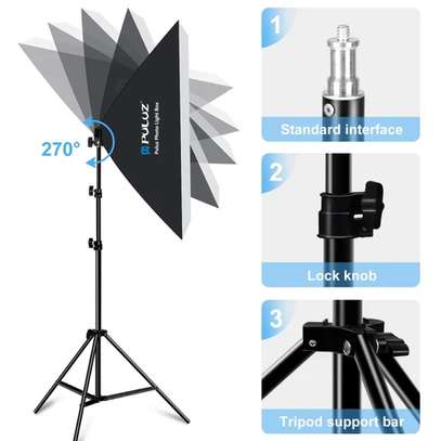 Paire softbox lumière studio complete image 3