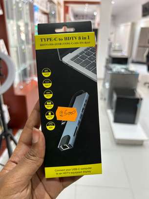 Adapter type-C  to HDTV- 8 in 1 image 1