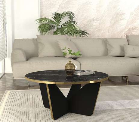 TABLE TÉLÉVISEUR BASSE LAGERTA ORTA SEHPA NOIR image 1