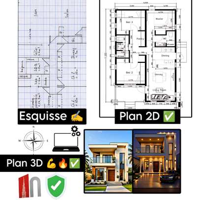 Architecte Dakar Plan Architectural image 3