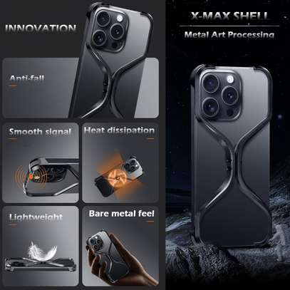 Coque iPhone 16 Pro Max  métal X-Max Shell anti-choc légère image 2