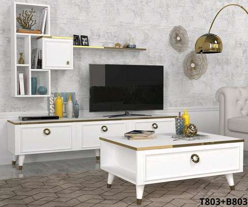 Ensemble table basse table TV luxe image 5