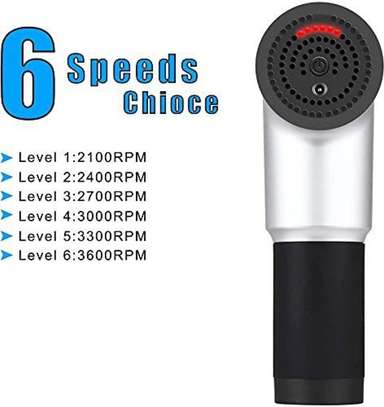 Pistolet de massage électrique, rechargeable sans fil image 2