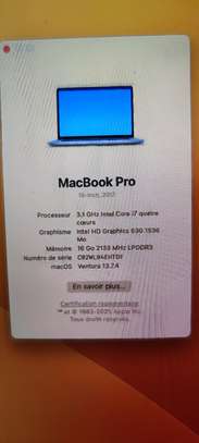 Macbook pro 16 pouce i7 2017 touch bar image 2