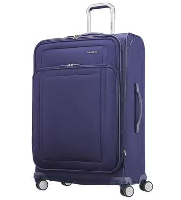 Set de deux valises SAMSONITE en tissu bleu image 3