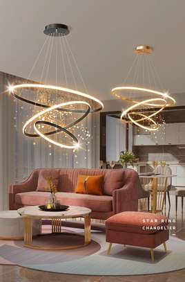 Plafonnier LED au Design Moderne avec trois spirale image 7