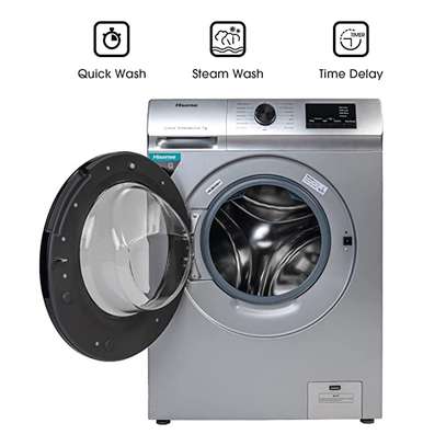 MACHINE A LAVER 7KG HISENSE FRONT-LOAD GRIS WFVB7012MT image 4
