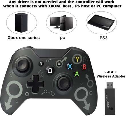 Manette de jeu  pour Xbox One, One S, One X, PS3 et PC image 1
