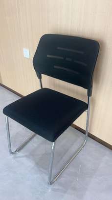 Chaises visiteur métal chromé confort bureau design image 2