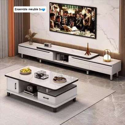 Meuble TV + Table Basse – Design Moderne image 2