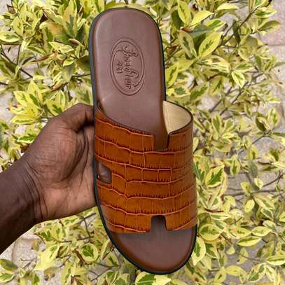Chaussure sandale en cuir pour homme image 1