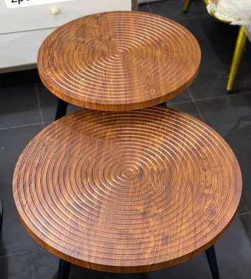 Tables gigognes en bois  2 pièces image 3