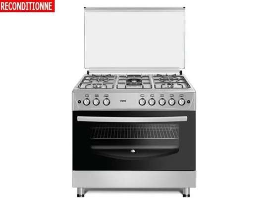 CUISINIERE 5 FEUX FERRE 90X60 F9P50G2-DI GRISE RECOND image 1