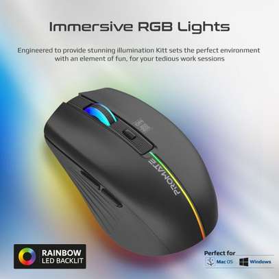 Souris ergonomique Promate  rechargeable sans fil image 3