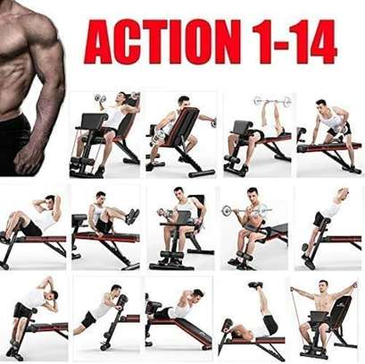 Banc de musculation multifonctionnel réglable image 11