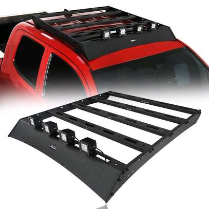 Porte-bagages métal robuste avec 4 LED universel image 13