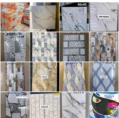 Carrelage décoratif 20x30 & 40x40 marbre pierre image 2