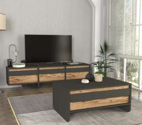 ENSEMBLE TABLE TV – TABLE BASSE T105–B105 image 1