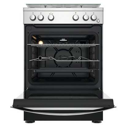 CUISINIERE INDESIT 4FEUX A GAZ 60X60 FOUR A GAZ GRIS image 2
