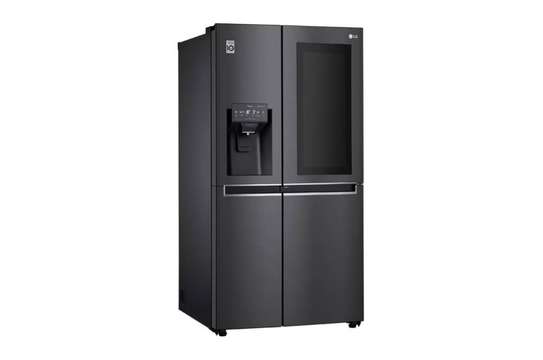 REFRIGERATEUR LG SIDE BY SIDE AVEC FONTAINE MATTE NOIR image 2