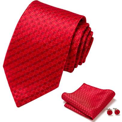 Coffret ensemble cravatte, boutton manchette et mouchoir image 7
