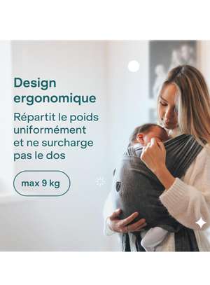 Écharpe de portage bébé image 4