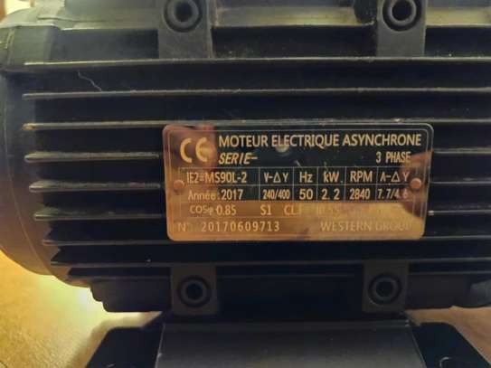 Moteur Asynchrone 2,2 image 1