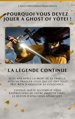 CD Ghost of Yotei pour PS5 image 5