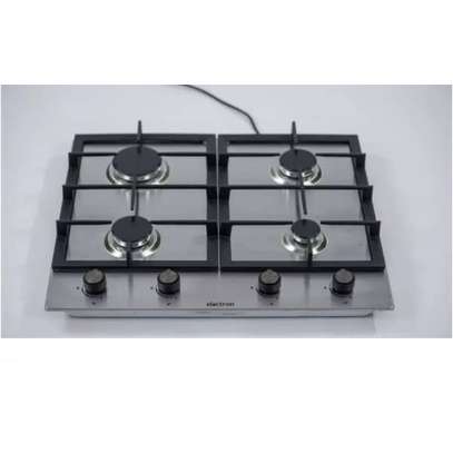 PLAQUE 4FEUX ELACTRON ENCASTRABLE 60X60 A GAZ GRIS BL001 image 2