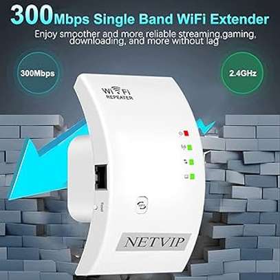 Répéteur WiFi 300Mbps 2.4 GHz prise murale image 3