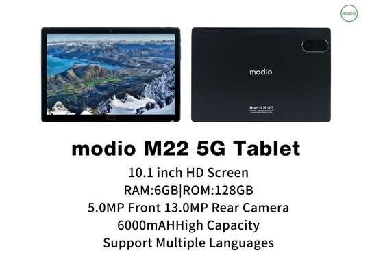 Tablette Modio M22 Rom 256Go Clavier + Airpod image 2