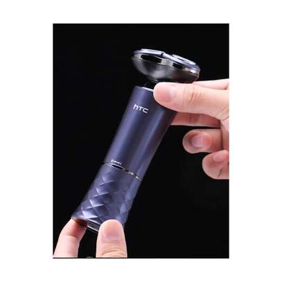 Rasoir HTC sans fil rechargeable, rasés à sec et humide image 2